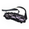 Lace Bondage Blindfold Eye Mask style E front angle detail