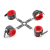Lace Cross Wrist and Ankle Restraint Set style A main product view