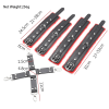 Lace Cross Wrist and Ankle Restraint Set style A product layout view