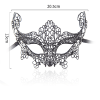 Lace Masquerade Eye Mask style A side view detail
