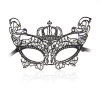 Lace Masquerade Eye Mask style C alternate angle view