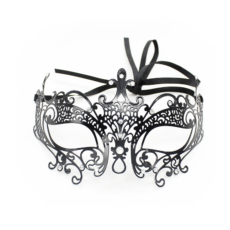 Lace Masquerade Eye Mask style E full gallery view