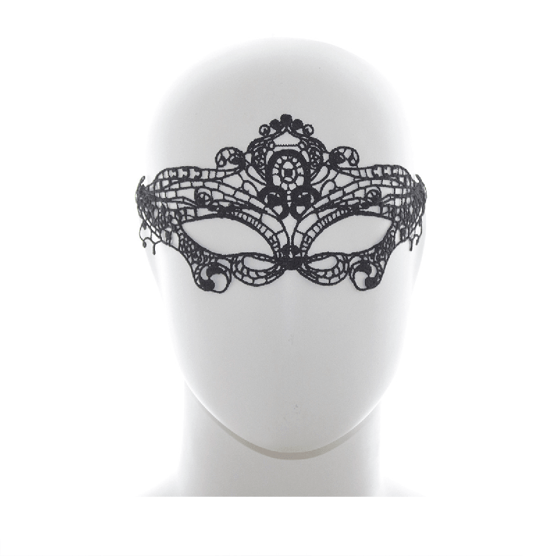 Lace Masquerade Eye Mask style I set or accessory view