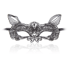 Lace Masquerade Eye Mask style K hardware and finish detail