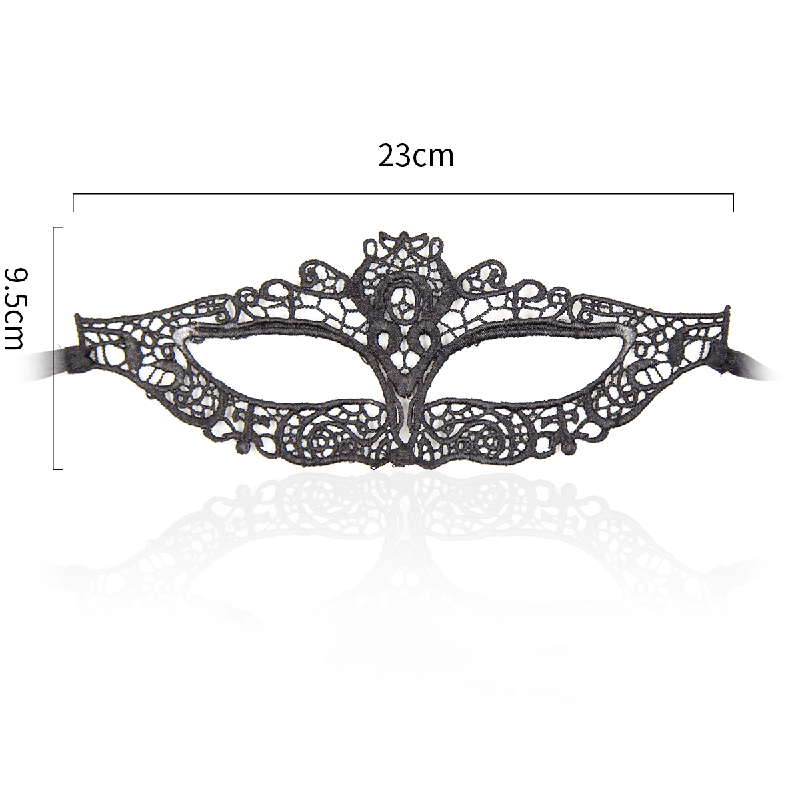 Lace Masquerade Eye Mask style L full gallery view