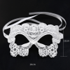 Lace Masquerade Eye Mask front angle detail