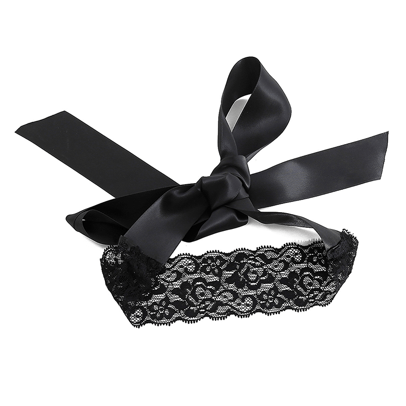 Lace Tie Bondage Blindfold style A set or accessory view