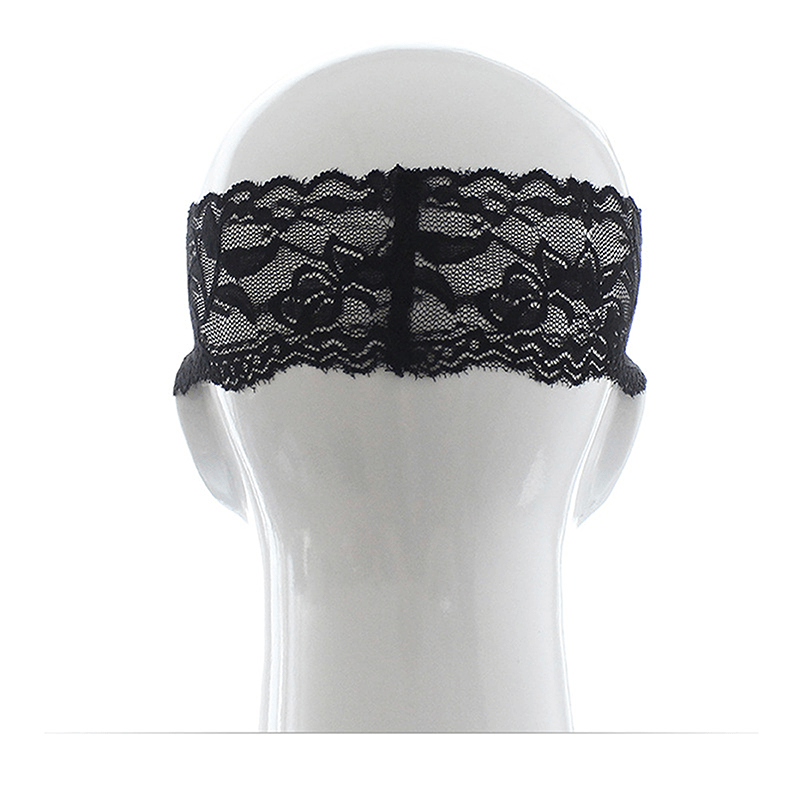 Lace Tie Bondage Blindfold style B product layout view