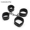 Lace Wrist Ankle Collar Restraint Set style D hardware and finish detail