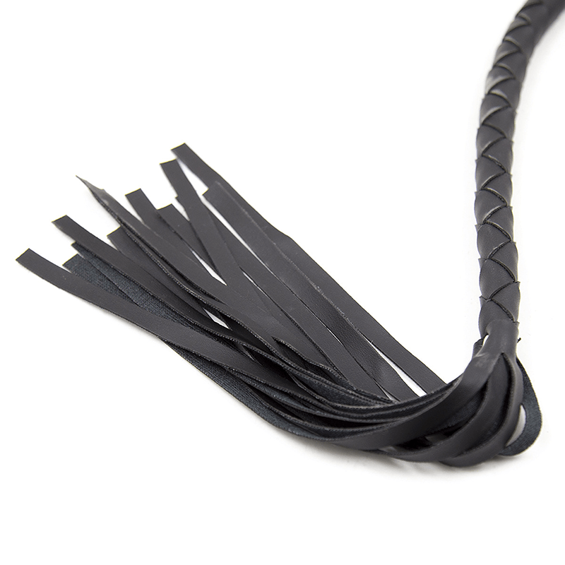 Leather snake whip style B full product view