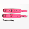 Locking Leather Wrist Cuffs with Chain main product view 2