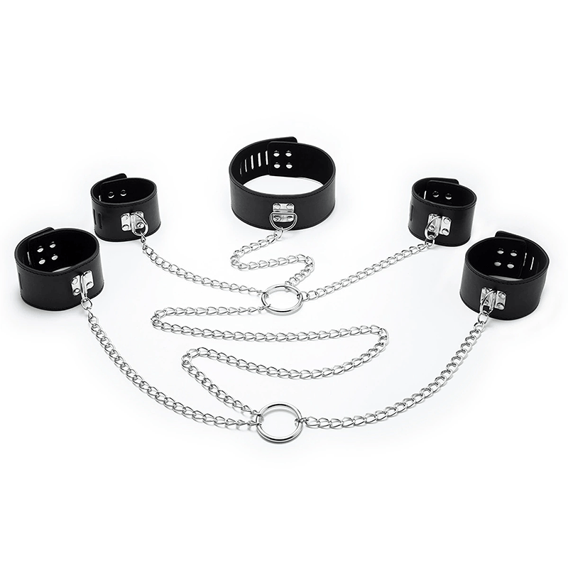 Locking Wrist Ankle Neck Chain Restraint Set main product view