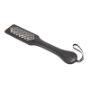 Metal Stud Leather Spanking Paddle style B hardware and finish detail