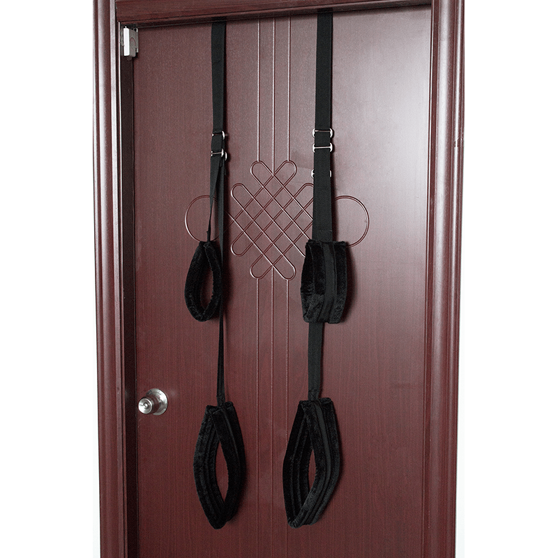 Door sling strap loop and padded contact detail