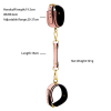 Plush Lined Wrist Cuffs with Chain Leash alternate angle view 2