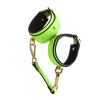 Plush Lined Wrist Cuffs with Chain Leash main product view