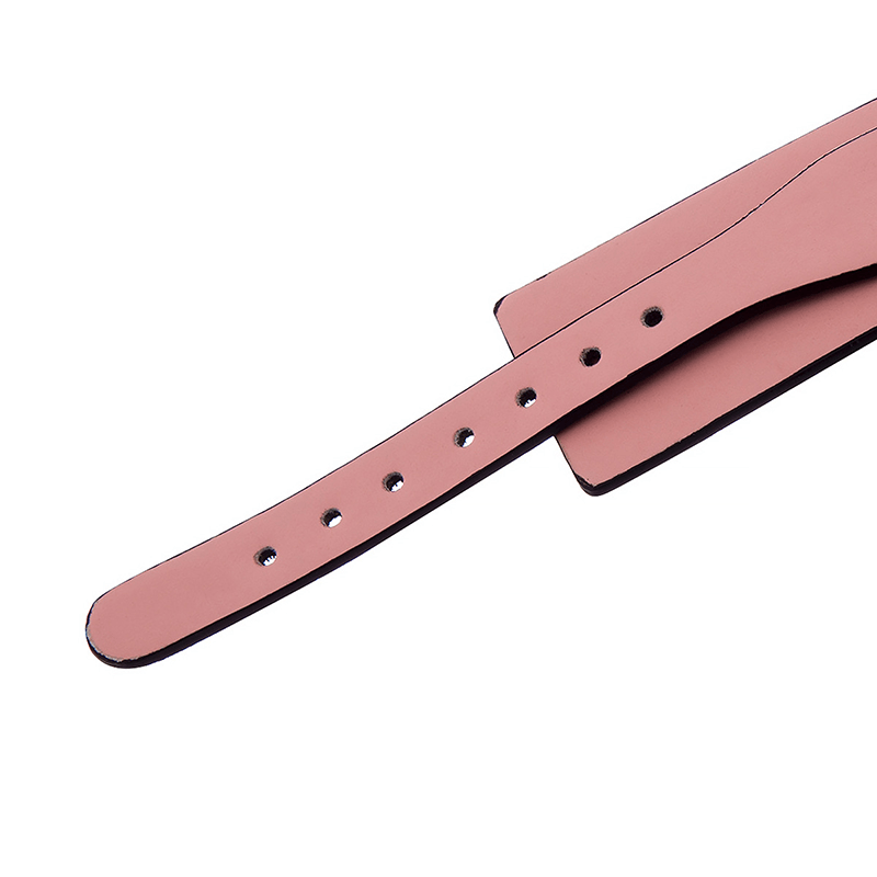 Plush Lined Wrist Cuffs with Chain Leash detail view for shoppers