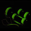 Plush Lined Wrist Cuffs with Chain Leash side view detail