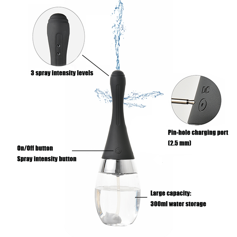 Rechargeable Electric Anal Douche product layout view