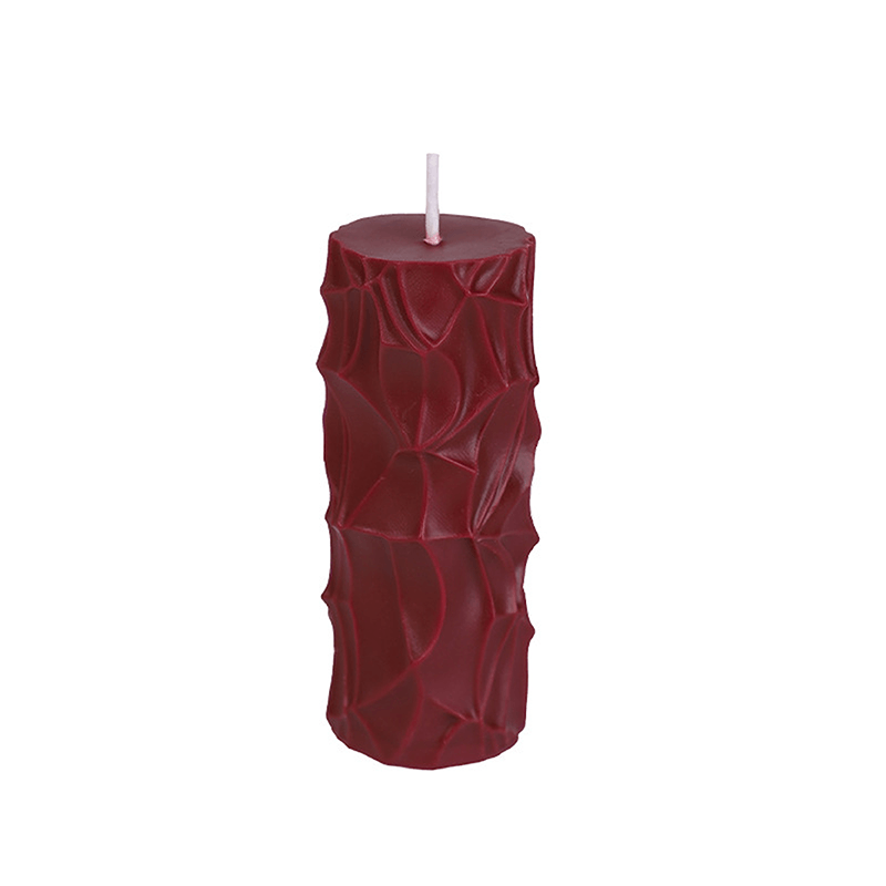 Ripple Pillar Low Temperature Wax Play Candle front angle detail