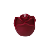 Rose Bud Low Temperature Wax Play Candle side view detail