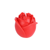 Rose Bud Low Temperature Wax Play Candle front angle detail