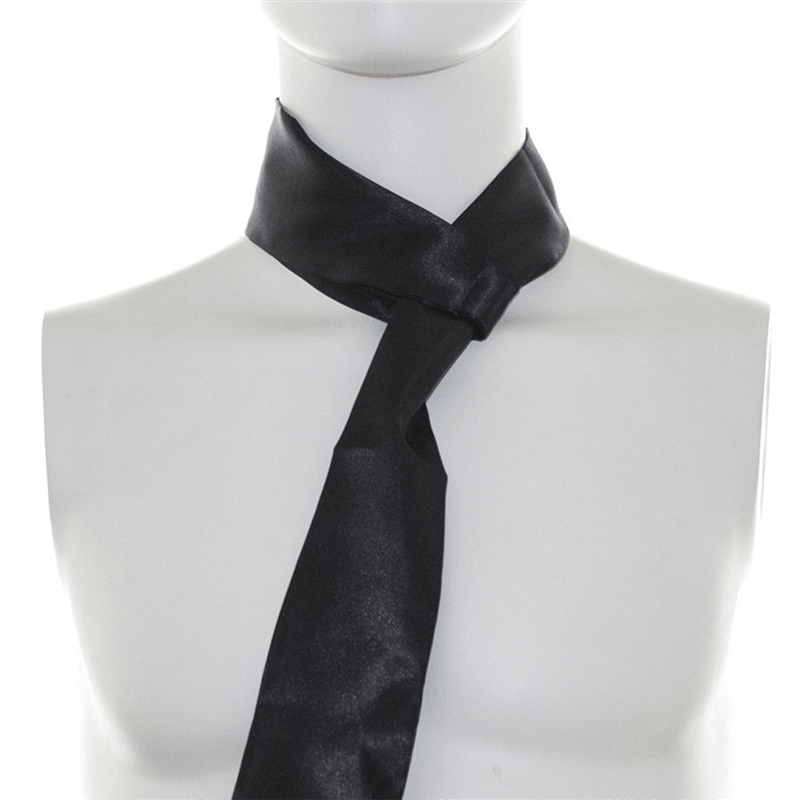 Satin Tie Bondage Blindfold style B set or accessory view