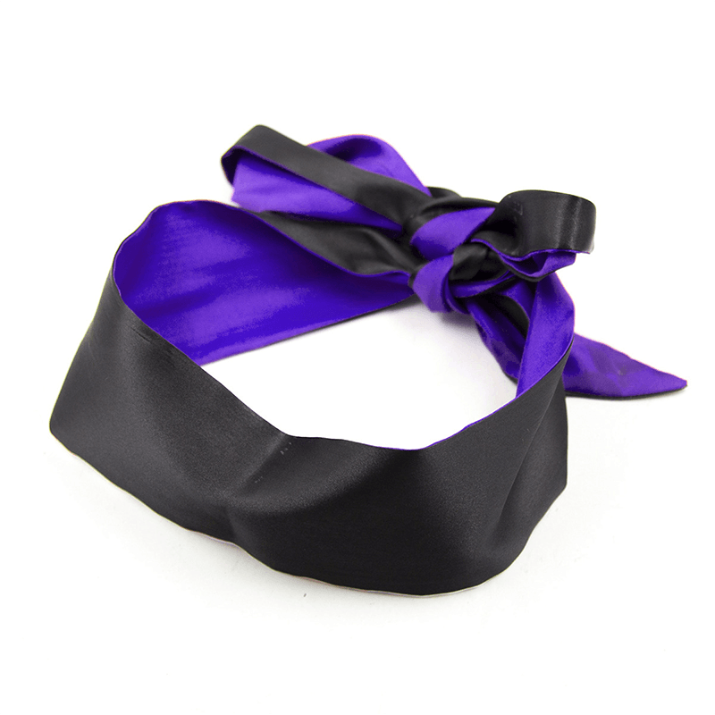 Satin Tie Bondage Blindfold style E style option view