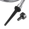 Silicone Shower Anal Douche Nozzle Set style A front angle detail