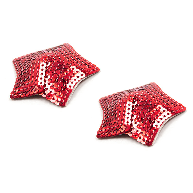 Star Sequin Nipple Pasties Set style A main product view
