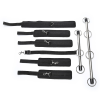 Steel Bar Wrist Ankle Collar Restraint Set style C front angle detail