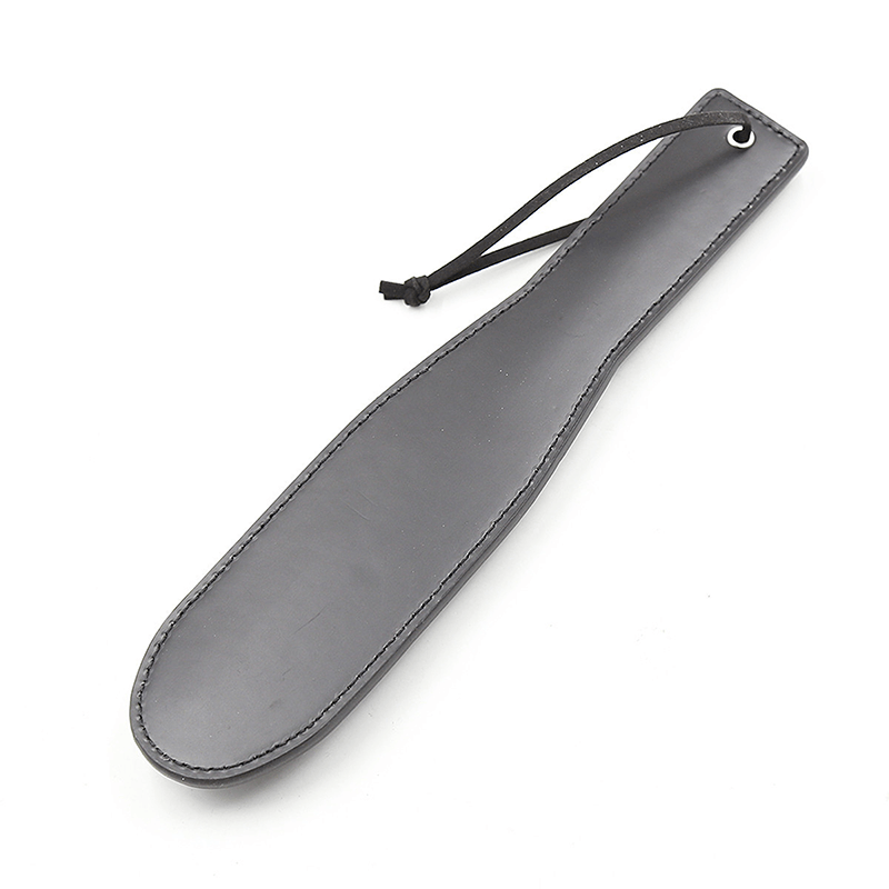 Steel Stud Patent Leather Spanking Paddle style A main product view 2