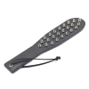 Steel Stud Patent Leather Spanking Paddle style A main product view