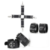 Studded Cross Wrist and Ankle Restraint Set style A alternate angle view