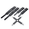 Studded Cross Wrist and Ankle Restraint Set style A product layout view