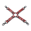 Studded Cross Wrist and Ankle Restraint Set style B close-up product detail