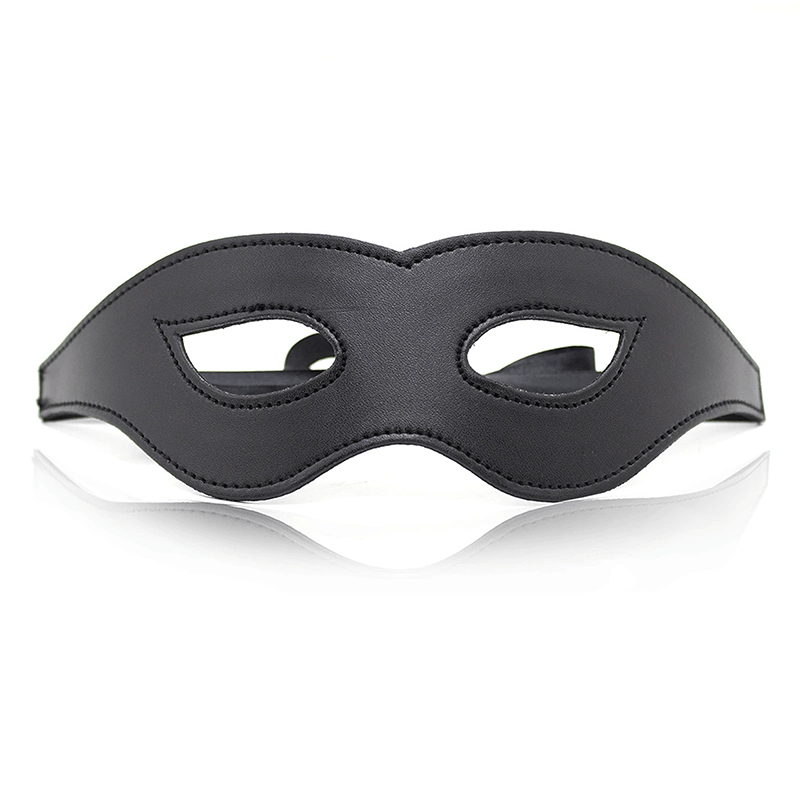 Studded Leather Blindfold Mask style A catalog image view