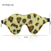 Studded Leather Blindfold Mask style B detail view for shoppers
