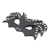 Studded Leather Blindfold Mask style E hardware and finish detail
