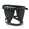 Studded Leather Blindfold Mask style G close-up product detail