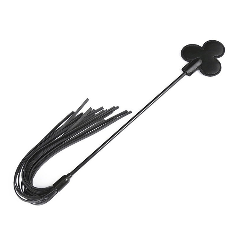 Tassel Spanking Paddle with Shaped Tip style B main product view