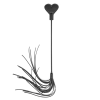 Tassel Spanking Paddle with Shaped Tip style D close-up product detail