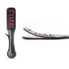 Text Print Leather Spanking Paddle style A alternate angle view