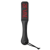 Text Print Leather Spanking Paddle style G main product view
