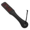 Text Print Leather Spanking Paddle style G catalog image view