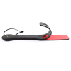 Text Print Leather Spanking Paddle style J style option view