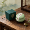 Camellia ceramic solid perfume balm in traditional Chinese style jar
