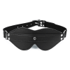 Adjustable Leather Blindfold with Studs style C close-up product detail