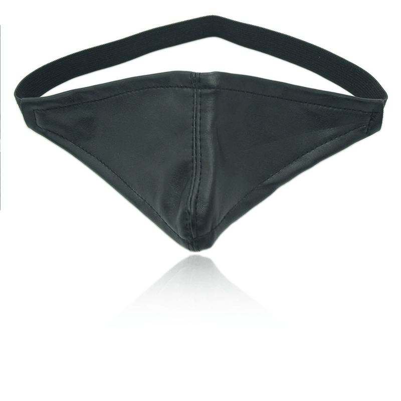 Blackout leather blindfold style B product