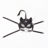 Fox Head Harness Gag Mask with Blindfold style A hardware and finish detail